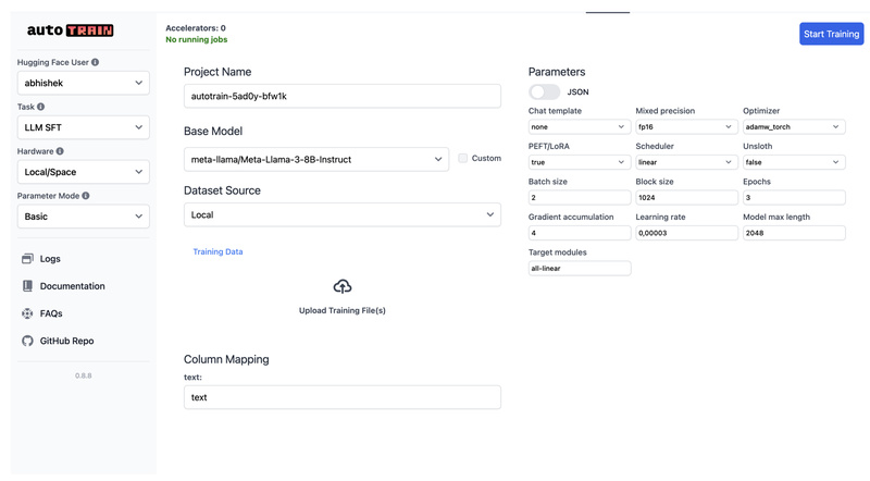 AutoTrain: No-Code, Multi-Modal Model Training for Technical Decision-Makers